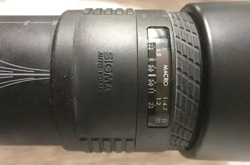 Objektiv „SIGMA AUTO FOCUS“ 70-210 mm