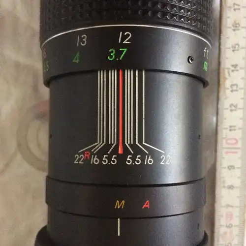 Objektiv „super carenar mc“ 1:5,5 f=300 mm