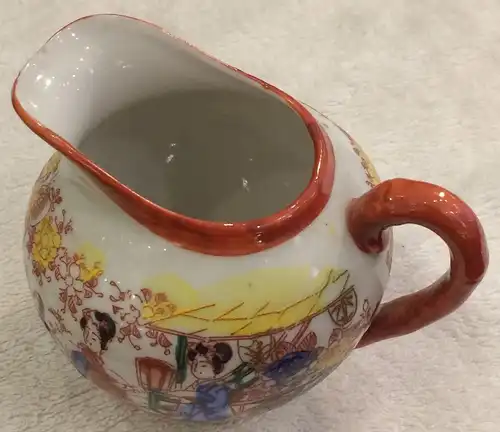 23-teiliges japanisches Teeservice aus Porzellan, sehr guter Zustand