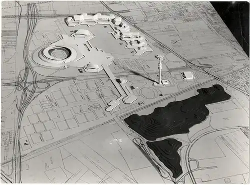 13 Originalphotographien Olympiapark München, 1960er Jahre, E. Glesmann