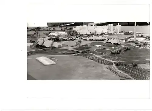 13 Originalphotographien Olympiapark München, 1960er Jahre, E. Glesmann