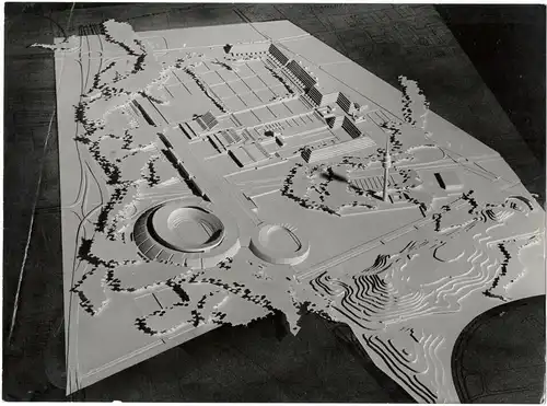 13 Originalphotographien Olympiapark München, 1960er Jahre, E. Glesmann