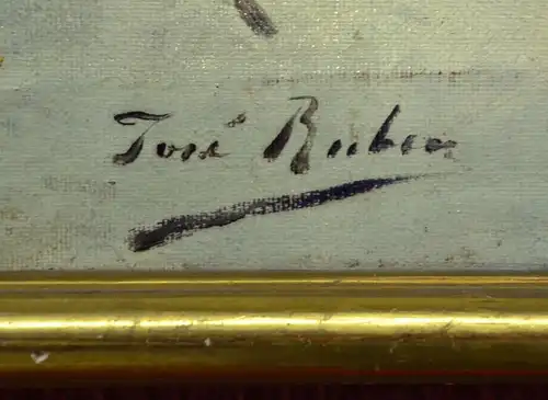 Ölbild,Leinwand, Napoleon in Russland,Winter 1812,sign. Jose Ruben oder Buben