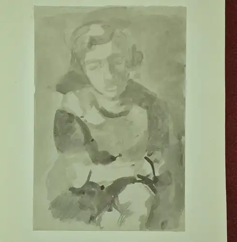 Aquarell, Portraitstudie einer jungen Frau,wohl 1.Hälfte 20.Jhdt.