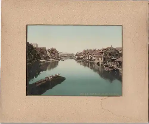 Original-Farb-Photographie Bamberg, ca. 1900