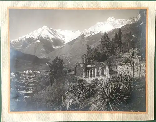 Original-Photographie Meran, 1925, auf Karton