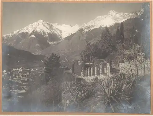 Original-Photographie Meran, 1925, auf Karton