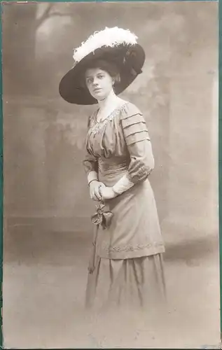 Original-Photographie Portrait einer jungen Dame, ca. 1890