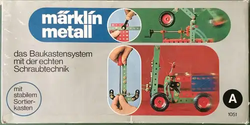 MÄRKLIN Metall-Grundkasten A 1051, nicht komplett