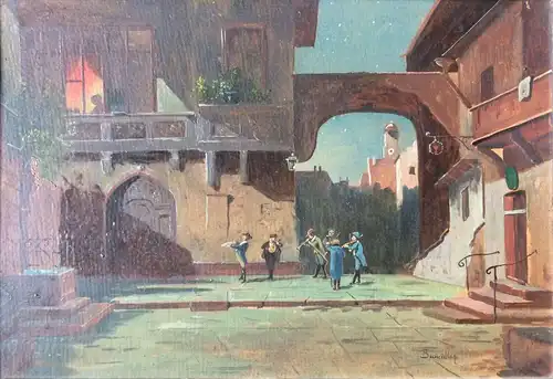 Carl Spitzweg: Serenade – Kopie von Max Bumüller