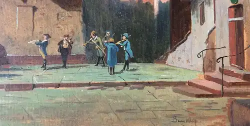 Carl Spitzweg: Serenade – Kopie von Max Bumüller