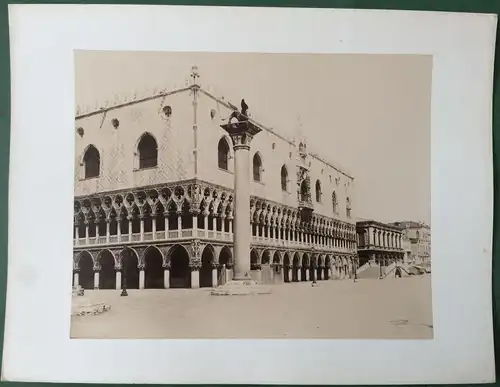 Fünf sehr alte Photographien Bologna, Brescia, Venedig, Ovieto, Baveno, ca. 1880