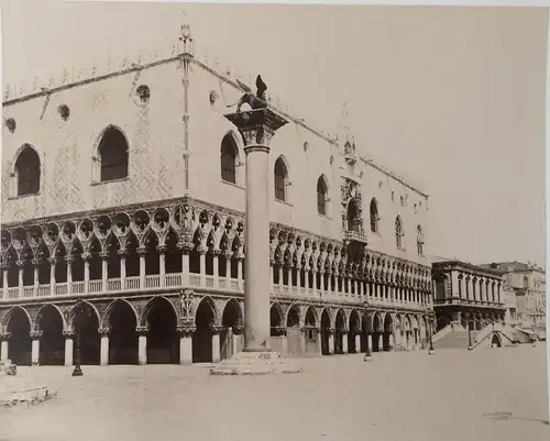 Fünf sehr alte Photographien Bologna, Brescia, Venedig, Ovieto, Baveno, ca. 1880