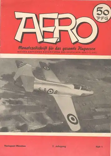13 Hefte Luftfahrt / Flugwesen, 1940er und 1950er Jahre