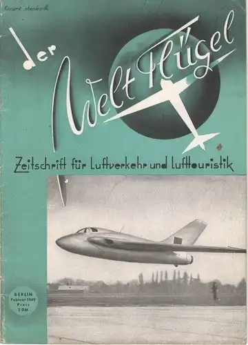 13 Hefte Luftfahrt / Flugwesen, 1940er und 1950er Jahre