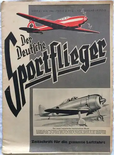 Der Deutsche Sportflieger - 8 Hefte des Jahrgangs 1944