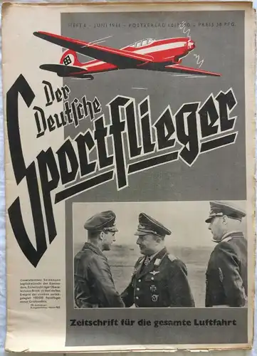 Der Deutsche Sportflieger - 8 Hefte des Jahrgangs 1944