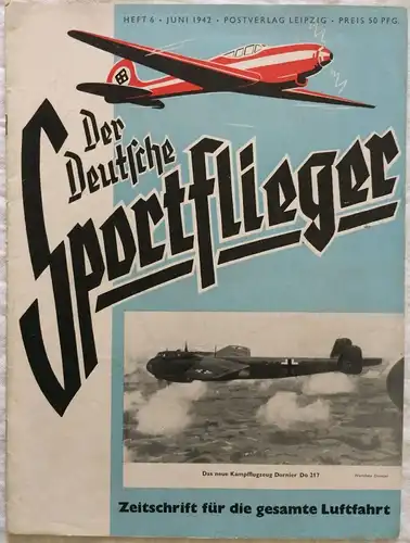 Der Deutsche Sportflieger - 12 Hefte des Jahrgangs 1942