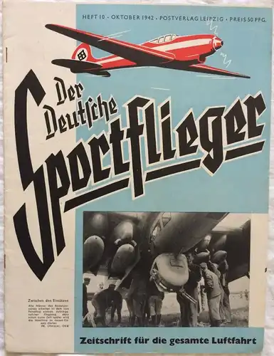 Der Deutsche Sportflieger - 12 Hefte des Jahrgangs 1942