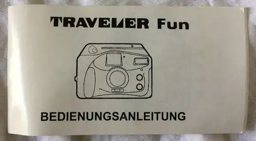 TRAVELER Fun Kompaktkamera grün in Originaltasche mit Bedienungsanleitung