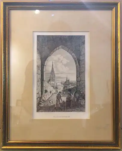 Stahlstich „ESSLINGEN“ von L. J. Palsini nach L. Meyer, um 1850