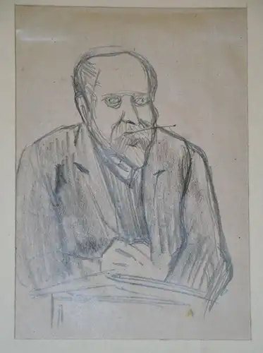 Zeichnung,Bleistift Skizze,  wohl Heinrich WOLFF (1875-1940)