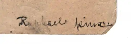 Originalzeichnung Zwei Putti, signiert, im Passepartout, repariert