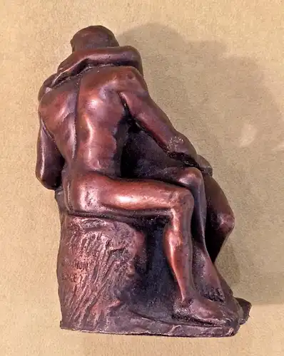 Plastik „DER KUSS“ – Bronze-Replika des Originals von Auguste Rodin