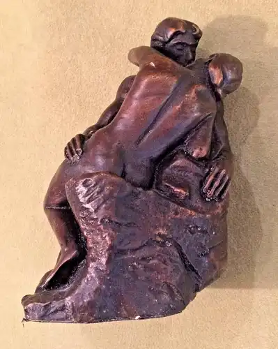 Plastik „DER KUSS“ – Bronze-Replika des Originals von Auguste Rodin