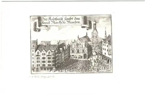 Zwei Original-Radierungen mit Motiven d. Stadt München von Otto Ferdinand Probst