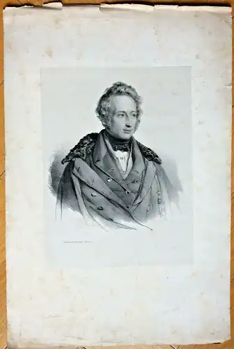 Lithographie Portrait Julius Niethammer