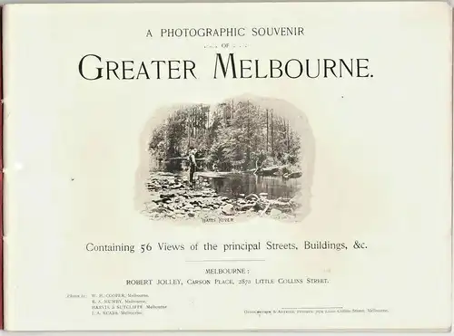 Souvenir Booklet GREATER MELBOURNE ILLUSTRATED – A PHOTOGRAPHIC SOUVENIR