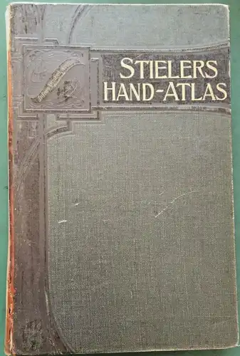 STIELERS HAND-ATLAS -100 Karten in Kupferstichen mit 162 Nebenkarten