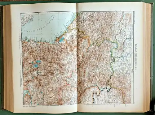 STIELERS HAND-ATLAS -100 Karten in Kupferstichen mit 162 Nebenkarten