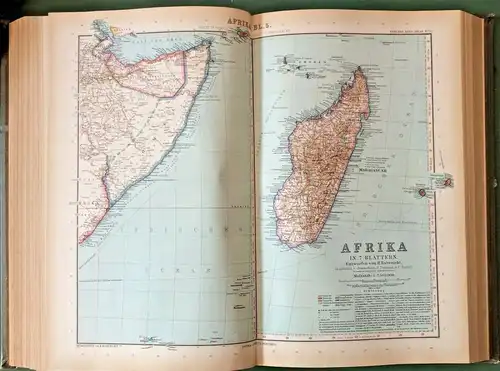 STIELERS HAND-ATLAS -100 Karten in Kupferstichen mit 162 Nebenkarten