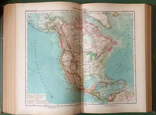 STIELERS HAND-ATLAS -100 Karten in Kupferstichen mit 162 Nebenkarten