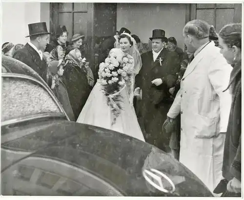 31 Photos der Hochzeit von Irene Henne, der Tochter des Rennfahrers Ernst Henne