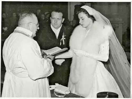 31 Photos der Hochzeit von Irene Henne, der Tochter des Rennfahrers Ernst Henne