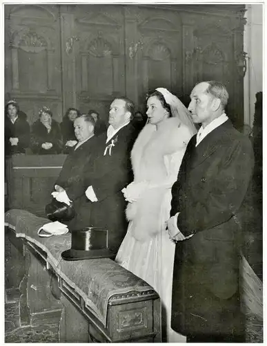 31 Photos der Hochzeit von Irene Henne, der Tochter des Rennfahrers Ernst Henne