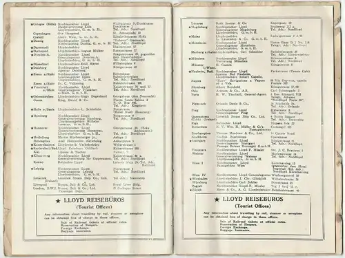 S.S. Columbus – Passagierliste einer Überfahrt v. New York nach Bremen 1.11.1928