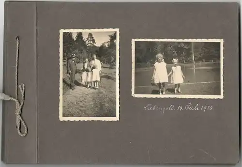 Kleine Sammlung von Urlaubsphotos 1935 + 1936 Murnau, Herrsching, Meersburg,