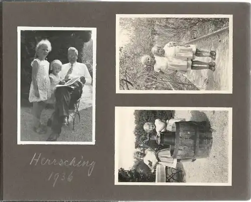 Kleine Sammlung von Urlaubsphotos 1935 + 1936 Murnau, Herrsching, Meersburg,