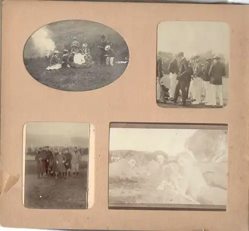 Stark beschädigtes Photoalbum mit 85 Photos 1920/1930er Jahre, Großbritannien