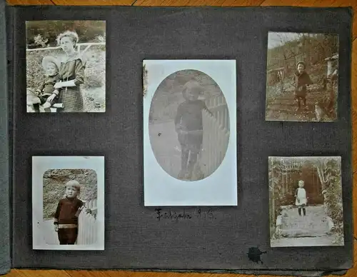 Sehr altes Photoalbum mit 83 Photos aus den Jahren 1913-1917