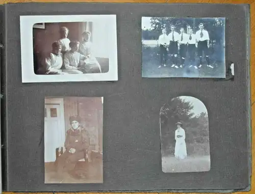 Sehr altes Photoalbum mit 83 Photos aus den Jahren 1913-1917