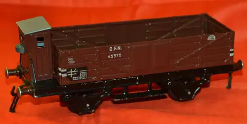Güterwaggon offen,Fleischmann GFN 45575,Spur 0, mit Karton