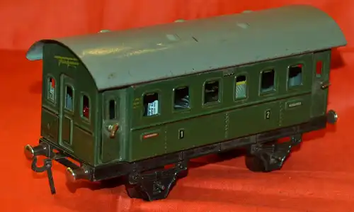 Fleischmann,Personenwagen,grün,1 Klasse,US-Zone, mit Spezialeinbau