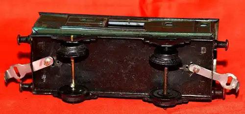 Blechspielzeug Spur 0,Gepäckwagen,GFN Fleischmann,401,blaugrün