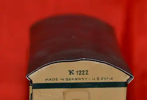 Blecheisenbahn Spur 0 -Personenwagen K1222 ,US-Zone, 2er Wagen