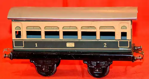 Blecheisenbahn Spur 0 -Personenwagen K1222 ,US-Zone, 1er Wagen